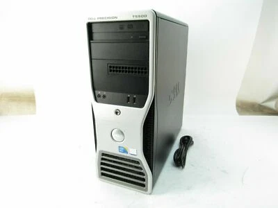 Dell Precision T5500 Workstation Xeon E5620 @ 2.40GHz 4GB RAM 500GB HDD Win 10  - Image 1 of 3