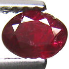 0,64 ct ungewärmter roter Rubin-Edelstein aus Taubenblut