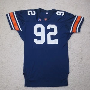 VINTAGE Auburn Tigers maglia uomo 44 blu Russell atletica anni 90 USA calcio - Foto 1 di 10