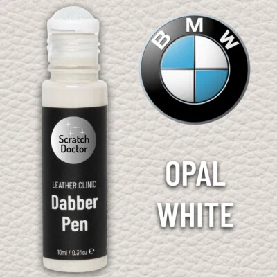 THE SCRATCH DOCTOR Penna riparazione pelle per BMW BIANCO OPALE riparazione graffi, graffi e piccoli segni