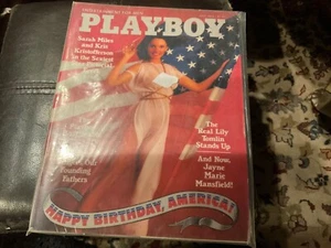 PLAYBOY MAGAZINE JULY 1976, CYNDI WOOD, JAYNE MANSFIELD, DEB BORKMAN, VERY GOOD - Picture 1 of 1