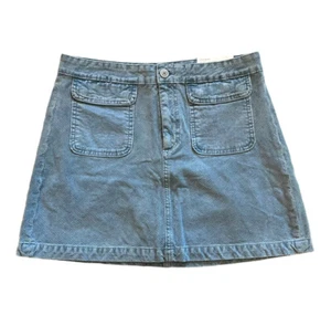 Falda larga de pana azul claro para mujer American Eagle talla 10 - Imagen 1 de 7