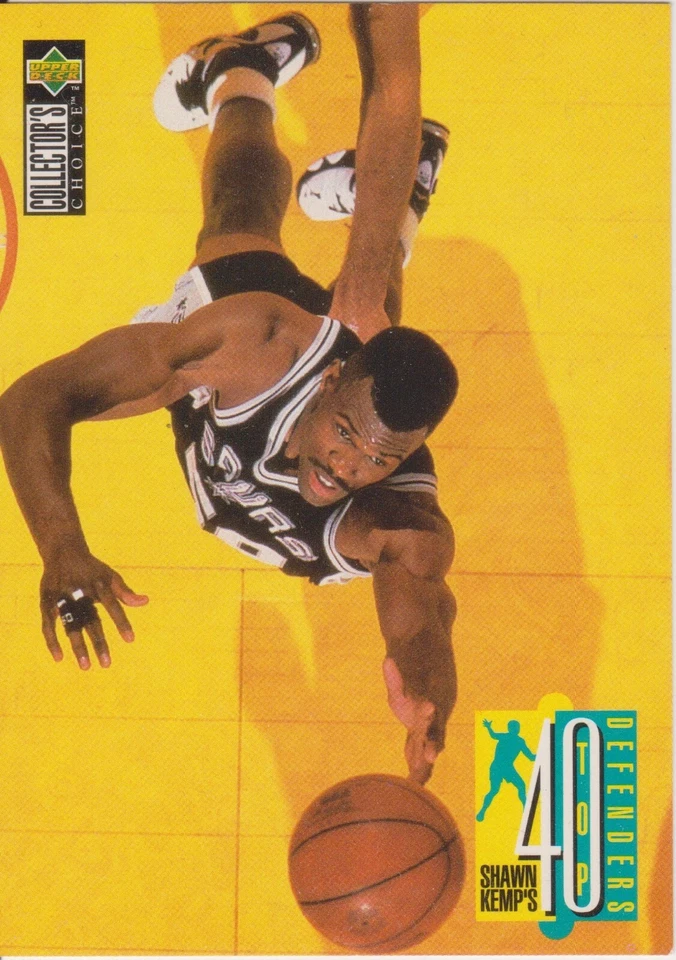 1995-96 Collector's Choice #408 David Robinson San Antonio Spurs Basketball Card - Image 1 of 1