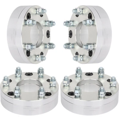 Para Jeep Grand Cherokee 4 piezas 2" 5x5 a 6x5,5 14x1,5 tacos espaciadores de rueda Foto 1 de 4