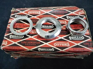 Vintage Bicycle Phillips Head fittings 1" X 24t Set of 3t Chrome NOS - Picture 1 of 3