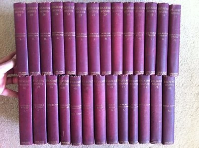 1891 Works of CHARLES DICKENS 27 Volumes RARE Illustrated Dodd Mead - Image 1 of 4