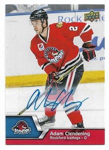 2014-15 Upper Deck AHL Autograph AUTO #86 Adam Clendening