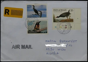 Cayes of Belize R-Brief 2024 / Registered Cover (San Pedro, Ambergris Caye) - Foto 1 di 2