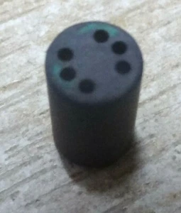 10x MHC6-6/10-4B1 Cylindrical Multihole Ferrite Core  10 mm Length 6mm diameter - Picture 1 of 3