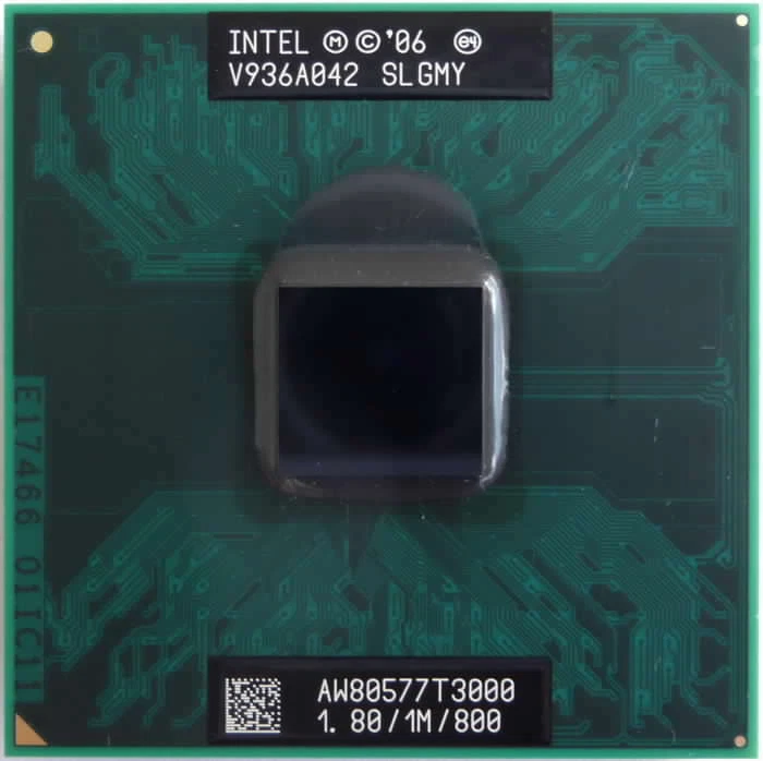 CPU Mobile Slgmy - Intel Celeron T3000 - 1.80/1M/800 Socket P Processor - Image 1 of 1