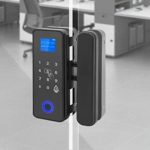 Black Style Smart Fingerprint Door Lock Corrosion And Rust Prevention NEW US - Picture 1 of 15