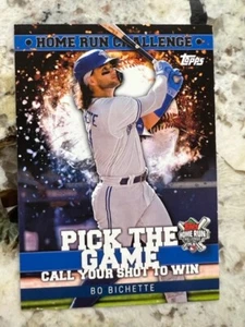 2022 TOPPS BASEBALL HOME RUN CHALLENGE UNUSED UNSCRACTHED BLUE JAYS BO BICHETTE - Picture 1 of 1