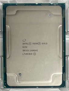 Intel Xeon Gold 6132 (SR3J3) 2.60GHz 14-Core LGA3647 140W 19.25MB Cache CPU - Picture 1 of 3