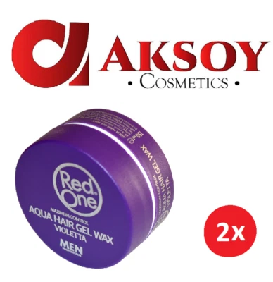 (39,97€ / L ) 2 x RedOne Violetta Aqua Hair Gel Wax FULL FORCE 150ml - Bild 1 von 3