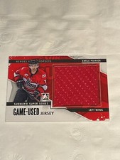 2013 ITG Heroes and Prospects Subway Series Game-Used Black Jersey Emile Poirier