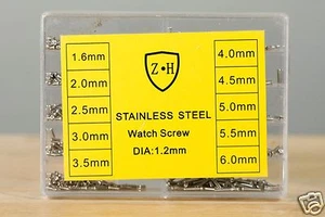 Generic M1.2 Case back Philips cross head screw assortment 600pcs 1.6 to 6.0mm - Picture 1 of 4