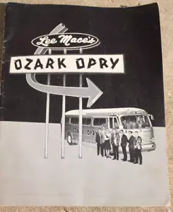 Vintage 1960er Jahre Lee Mace's Ozark Opry Souvenirprogramm mit AUTOGRAMMEN! - Bild 1 von 6