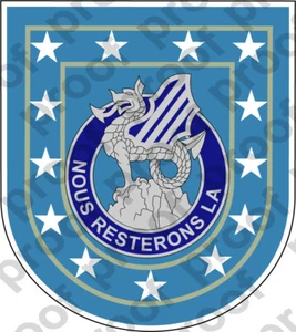 STICKER U S ARMY FLASH   3RD INFANTRY DIVISION - Picture 1 of 1