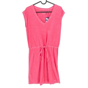 GANT Pink Sun Faded Jersey V Neck Dress Size S - Picture 1 of 9