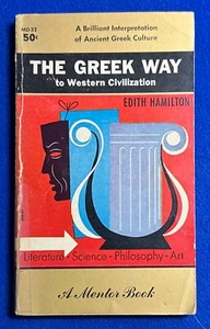 Vintage Paperback / THE GREEK WAY TO WESTERN CIVILIZATION / (Mentor, 1958) - Imagen 1 de 5