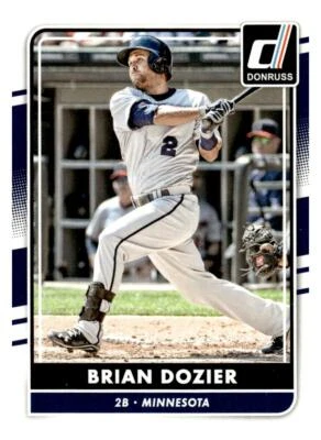2016 Donruss #115 Brian Dozier TWINS - Image 1 of 2