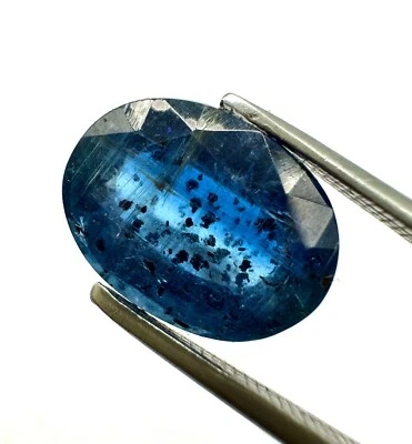 Kyanite Sapphire Gemstone, Natural Kyanite Oval Cut Loose Gemstone 3.4Ct 10x8mm - Image 1 of 4