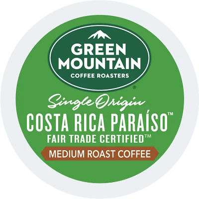 Green Mountain Coffee® Roasters Costa Rica Paraiso KCups, Medium Roast, 24 Count