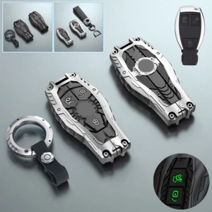 Zinc Alloy Silicone Car Key Fob Case Cover For Benz GLC CLA GLK CLS AMG GLA SLK - Picture 1 of 18