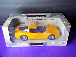 NIB UT Paul’s Model Art 1:18 Rare Chevy Corvette 2000 Millennium Yellow - Picture 1 of 3