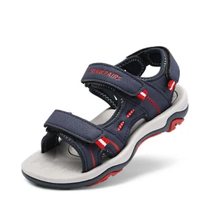 US Boys Girls Sports Sandals Breezy Open Toe Vacation Beach Walking Sandals - Picture 1 of 24