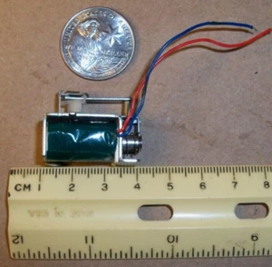 2x DC Electromagnet Mini Micro Solenoid - Pull Piston with Spring - Picture 1 of 8