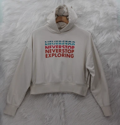 Женская толстовка с капюшоном укороченная с логотипом The North Face Never Stop Exploring двойная графика M - Изображение 1 из 4