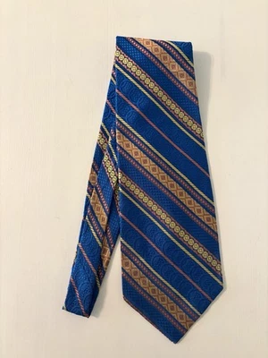 Винтажный изысканный коллекции Resilio галстук 1960-х галстук 5» широкий синий - Изображение 1 из 4