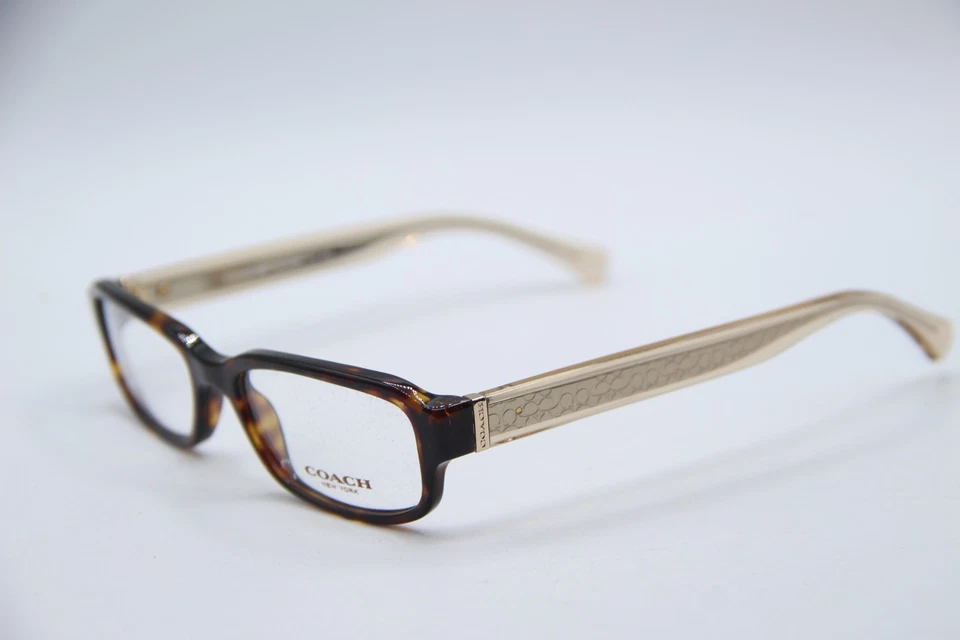 NUEVAS GAFAS COACH HC 6083 5355 HAVANA MONTURAS AUTÉNTICAS TRANSPARENTES 50-17 Foto 1 de 4