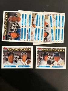 1993 Topps Rockies Inaugural Stamp Managers Set 14 Cards Torre LaRussa Lasorda - Picture 1 of 1