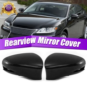 2x Outer Mirror Cover Caps Replace Set For 13-15 GS350 IS350 2014-18 ES350 13-18 - Picture 1 of 13