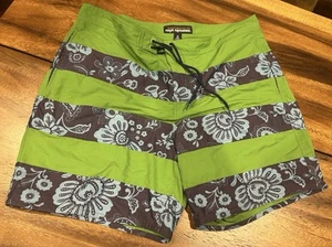 Reyn Spooner Mens Blue Green Size 38 Boardshorts Hawaiian Ocean Islands - Picture 1 of 7