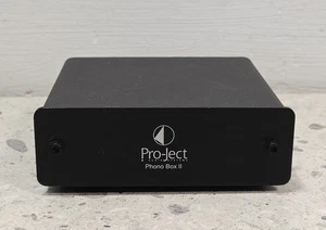 PROJECT Phono Box II record player Hi-Fi RIAA MM MC pre-amplifier NEW CAPS+PSU - Picture 1 of 8