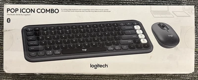 Logitech POP ICON Combo, Bluetooth Keyboard and Mouse Combo - Image 1 of 4
