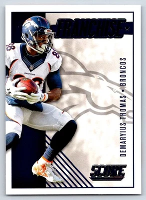 2016 Score 13 Demaryius Thomas Franchise   Denver Broncos Football Card - Image 1 of 2