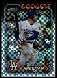 2024 Topps Chrome #4 Freddie Freeman X-Fractor - Picture 1 of 2