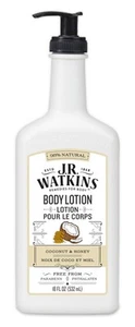 J R Watkins Coconut Milk Honey Daily Moisturizing Lotion 18 Fl Oz Paraben Free - Picture 1 of 8