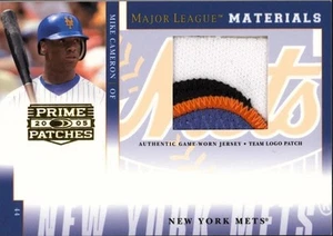 2005 Donruss Prime Patches - Mike Cameron - Game Used Patch /74 Mets - Picture 1 of 2