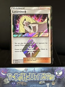 Pokemon Karte Lusamin 182/214 Verlorener Donner Prisma Star Holo Rare Trainer L/P - Bild 1 von 6