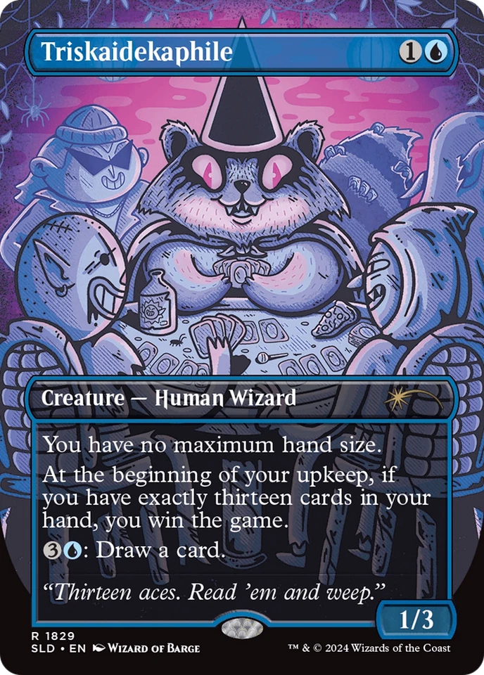 Triskaidekaphile (Rainbow FOIL) #1829 | NM FOIL | SLD Secret Lair Drop Magic MTG - Image 1 of 1