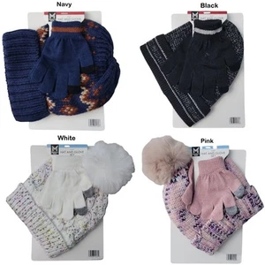 Member's Mark Kids Warm & Cozy Knit Hat and Glove Set - Picture 1 of 9
