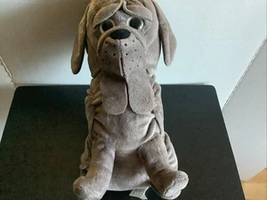 Harry Potter Fang Neapolitan Mastiff Hagrid's Dog Plush Stuffed Animal 13" Gray - Picture 1 of 7