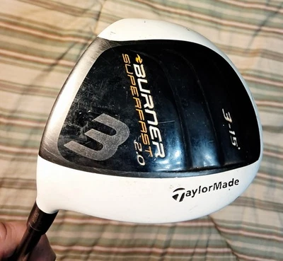 Taylormade  3 wood  burner superfast  2.0  3-15 Graphite Shaft Left Hand - Image 1 of 4