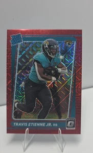 2021 Panini Donruss Optic - Rated Rookie Travis Etienne #214 Red Mojo Prizm (RC) - Picture 1 of 3