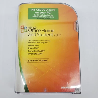 Microsoft Office 2007 Hogar y Estudiantes con Clave de Producto Excel Word PowerPoint PC Foto 1 de 4